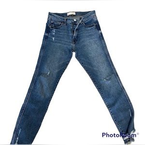 GAP Denim High Rise Slim Straight Jeans 27